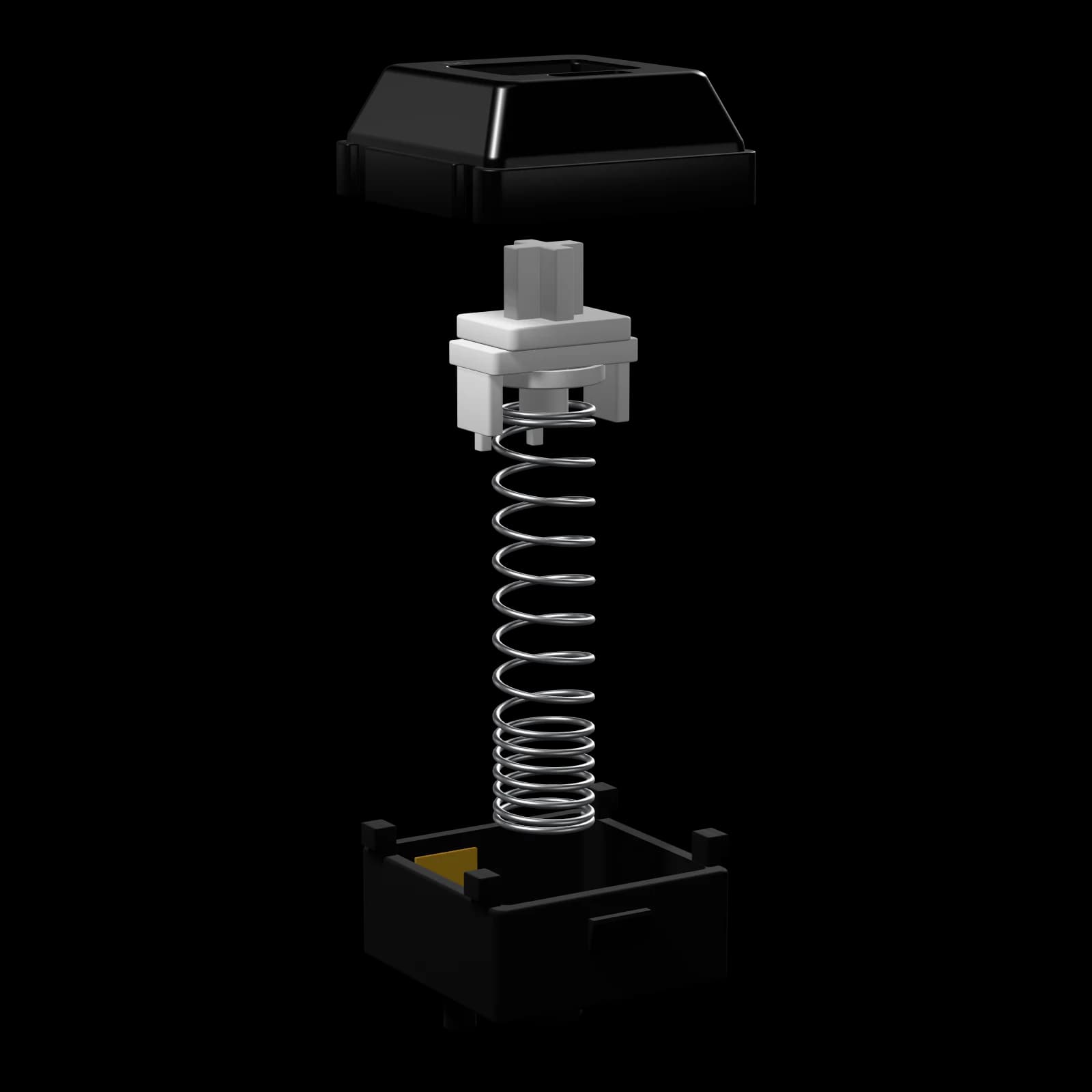 Ink Heavy Linear — exploded view of the housings, stem and spring