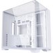Compact White-Steel-Tempered Glass ATX Mid Tower Computer Case-Back