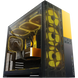 Geometric Future M5 Vent, Mesh Panel Tempered Glass Mid Tower, E-ATX/ATX Gaming Case, High Airflow, Type C, Support 420/360 Rad