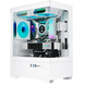 PC Case, Gaming MATX PC CASE with 3 PWM ARGB