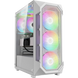 White ATX Mid Tower Gaming Computer PC Case w/Tempered Glass